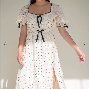 FOR LOVE AND LEMONS EDEN MIDI DRESS